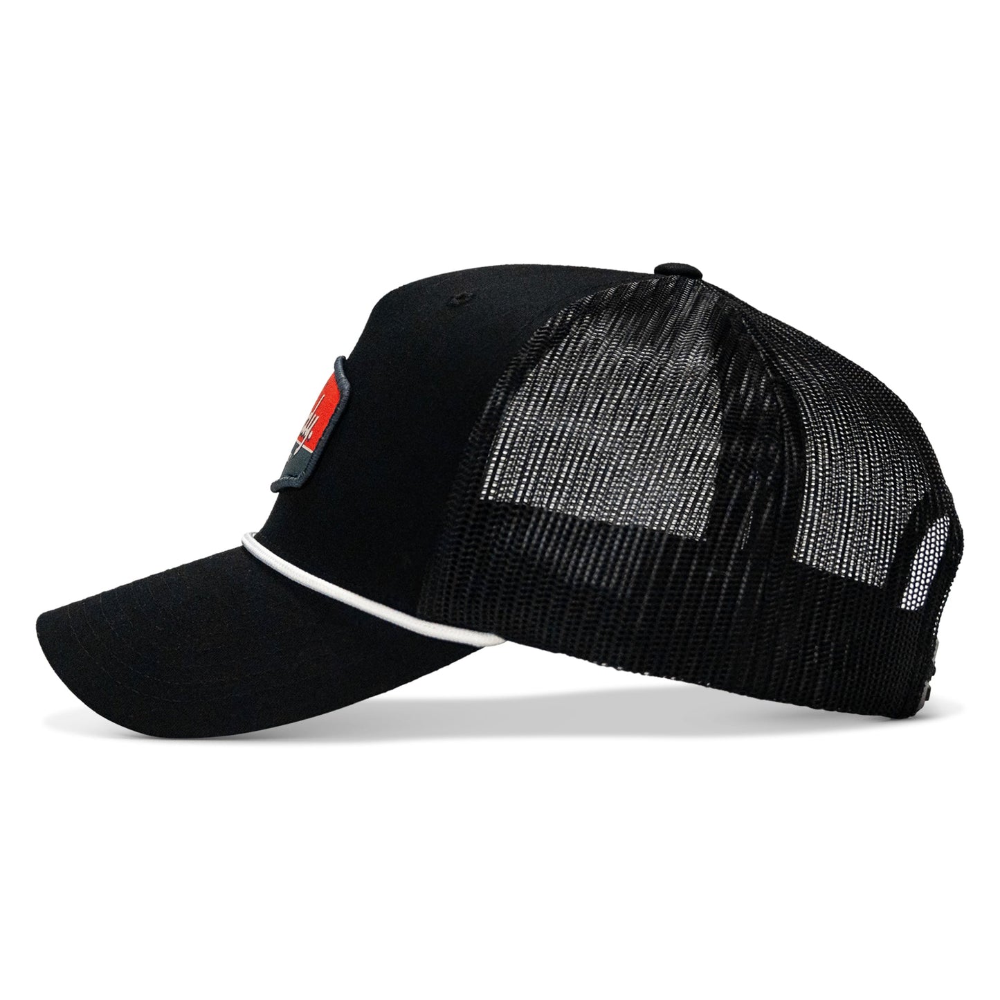 Rowdy Dirty Cowboy Patch Rope Snapback Hat