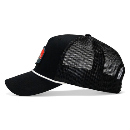 Rowdy Dirty Cowboy Patch Rope Snapback Hat
