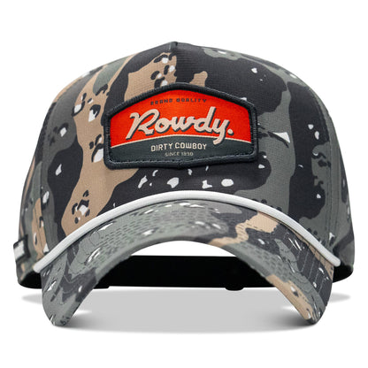 Rowdy Dirty Cowboy Patch Weekender Snapback