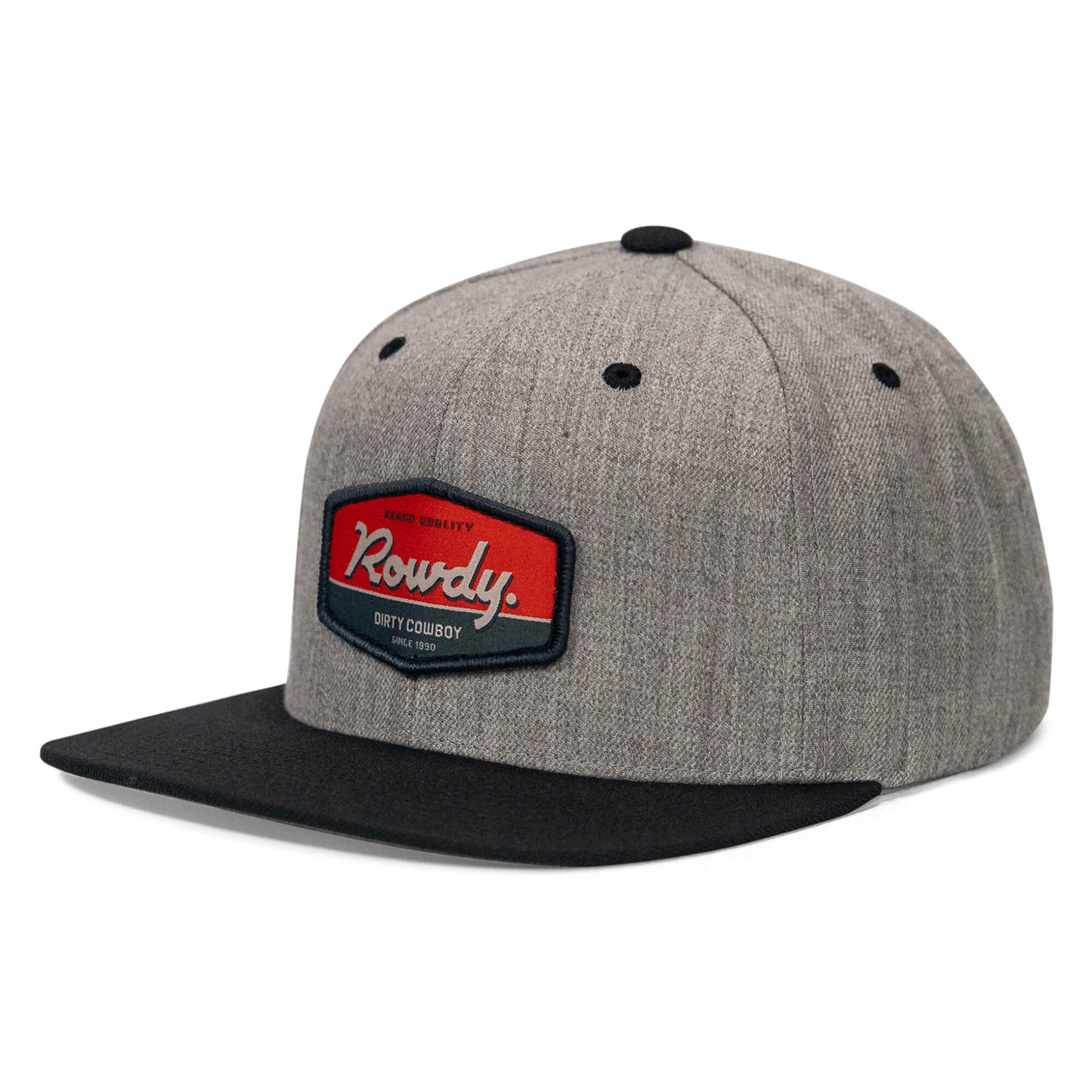 Rowdy. USA Dirty Cowboy Patch Flatbill Snapback