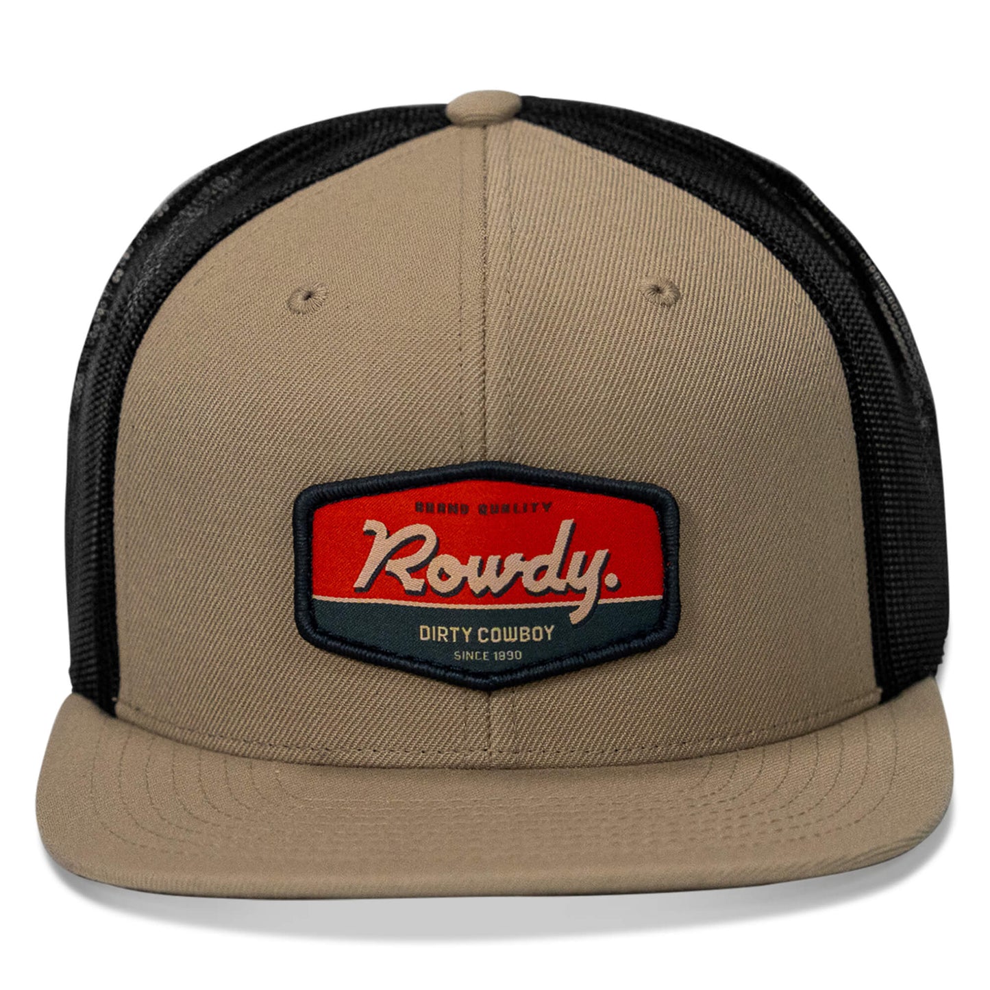 Rowdy. USA Dirty Cowboy Patch Flatbill Snapback