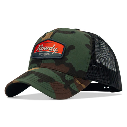 Rowdy. USA Dirty Cowboy Patch SnapBack
