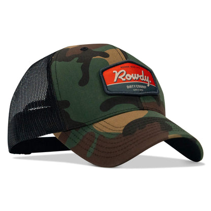 Rowdy. USA Dirty Cowboy Patch SnapBack