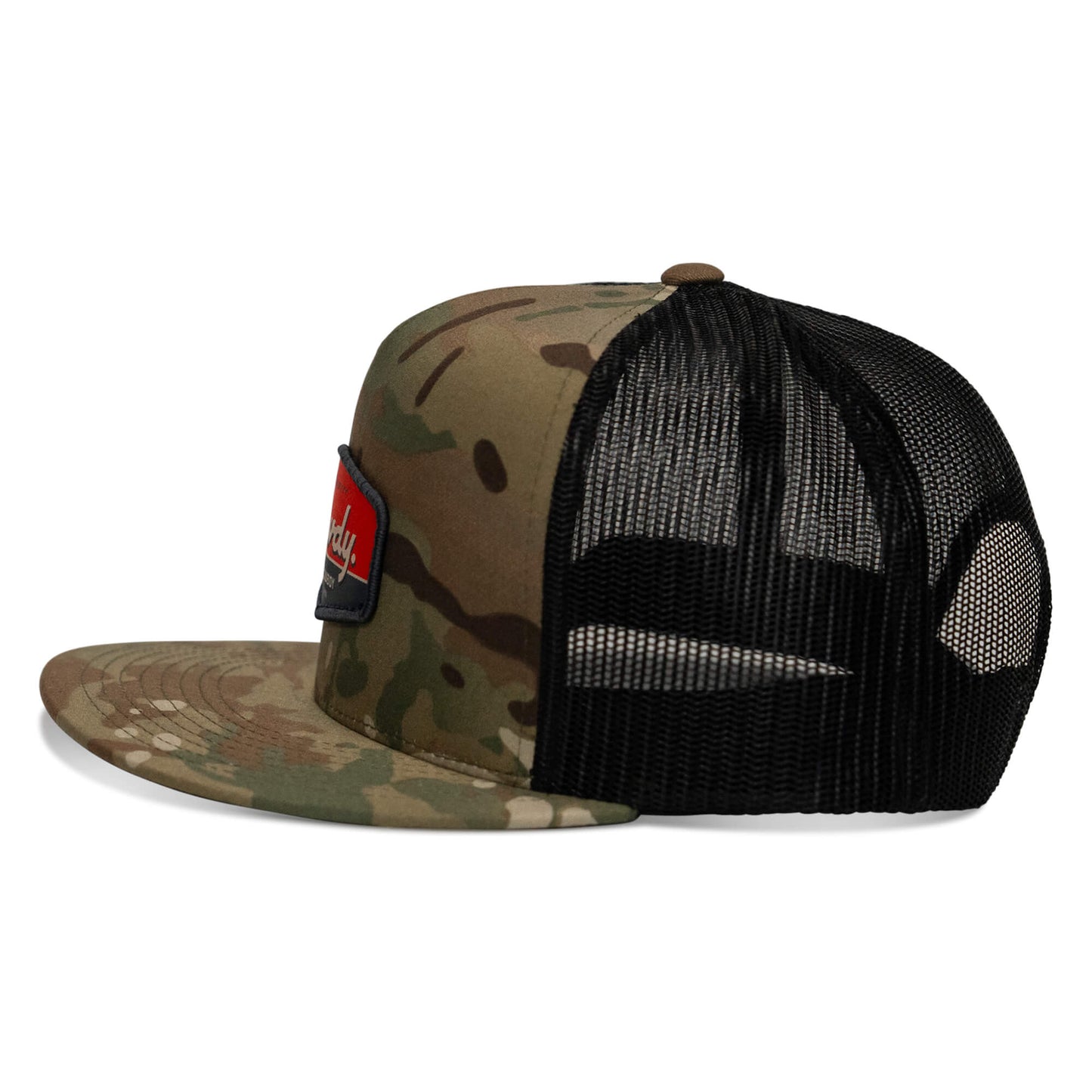 Rowdy. USA Dirty Cowboy Patch Flatbill Snapback