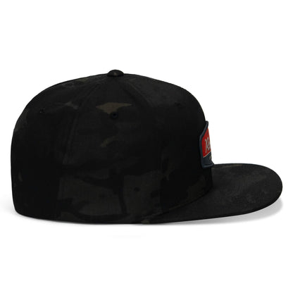 Rowdy. USA Dirty Cowboy Patch Flatbill Snapback