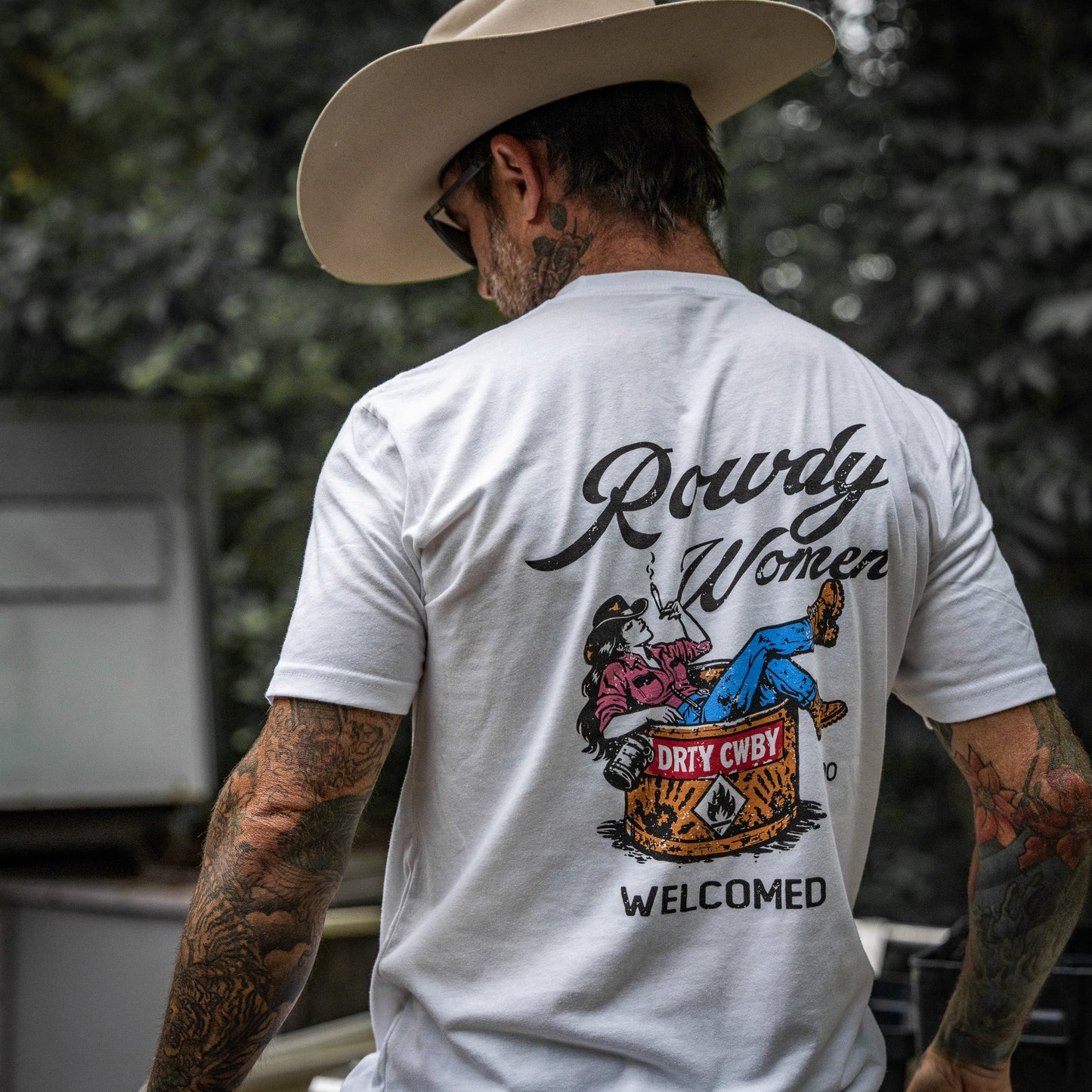 Rowdy Women Welcomed Men's T-Shirt