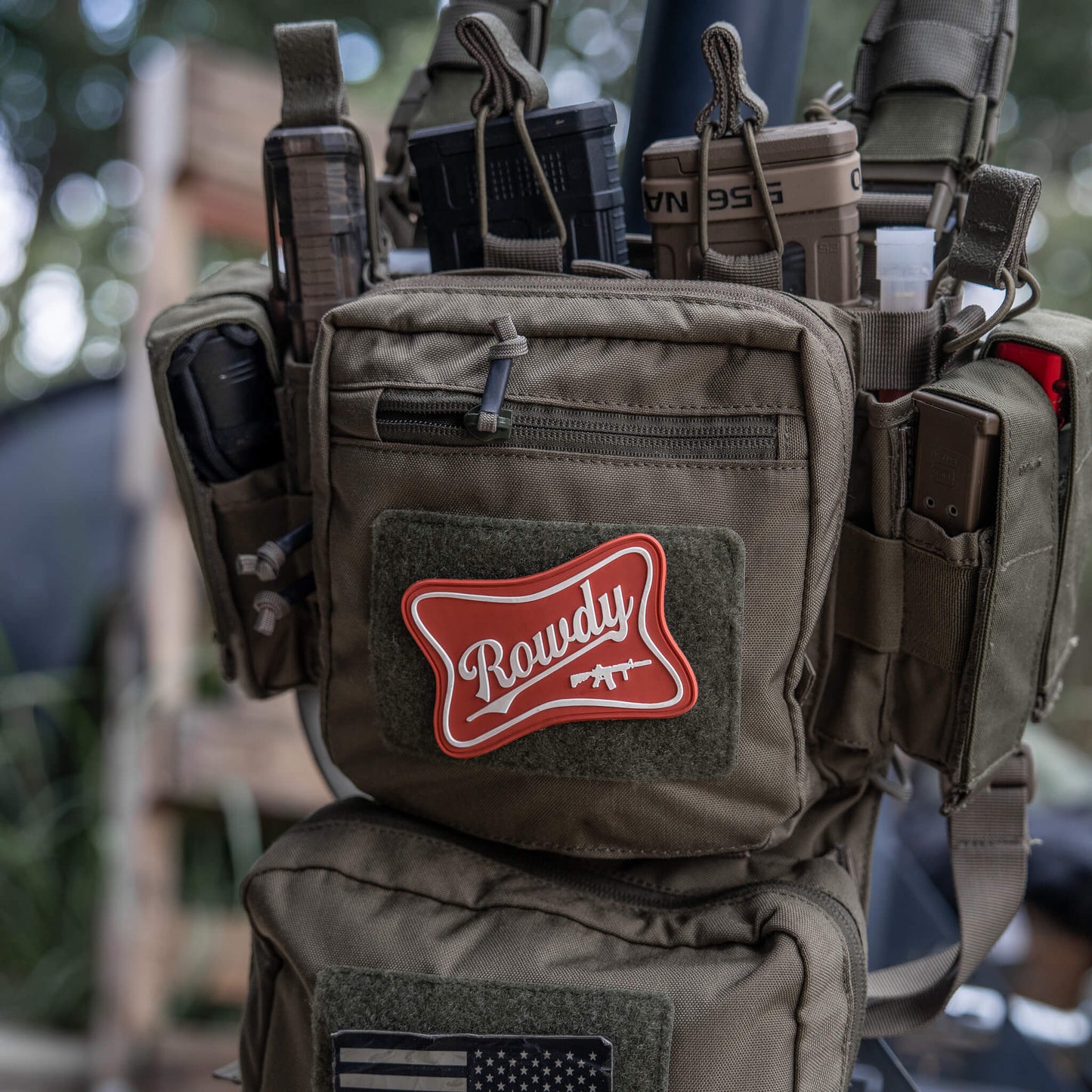 Rowdy PVC Velcro Patch
