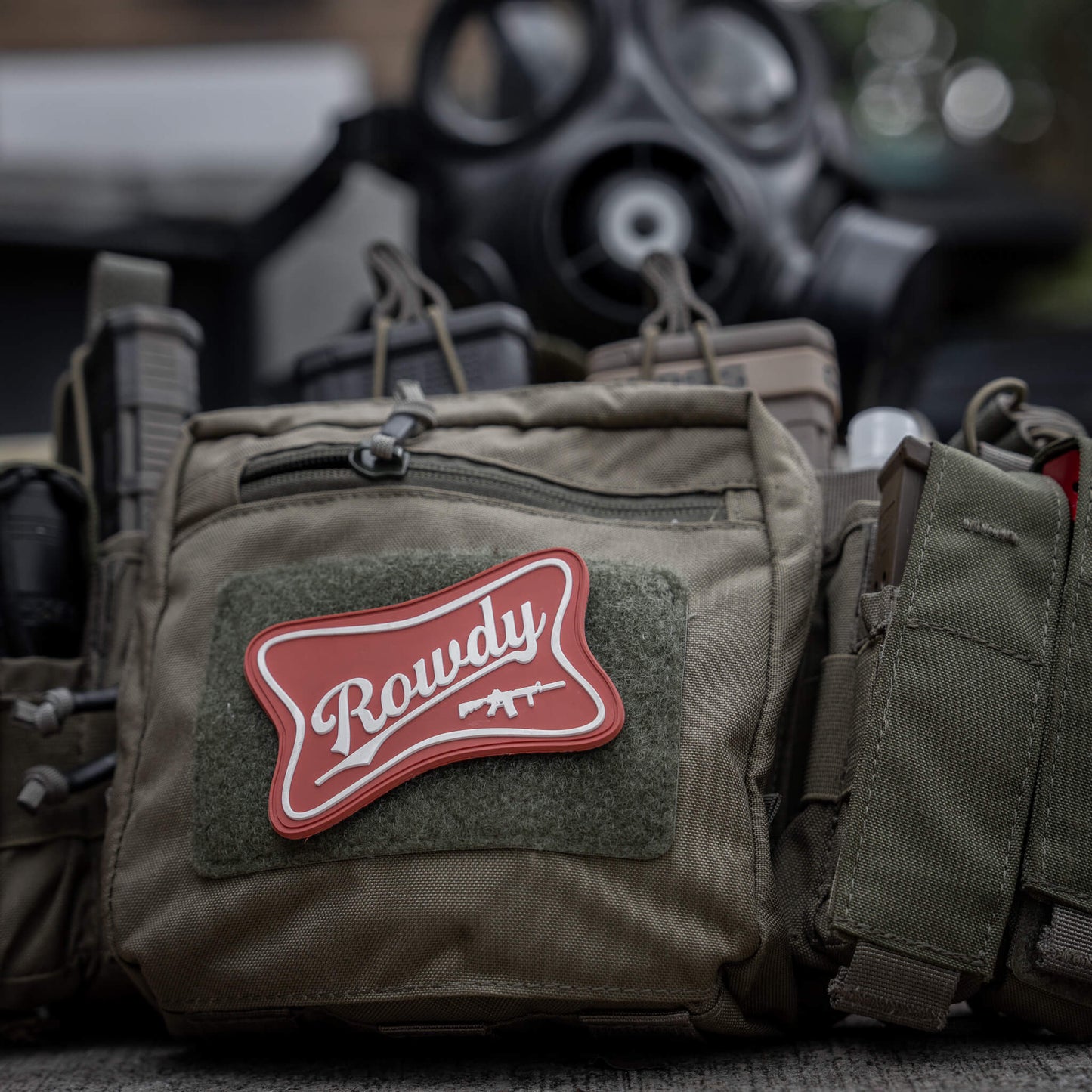 Rowdy PVC Velcro Patch