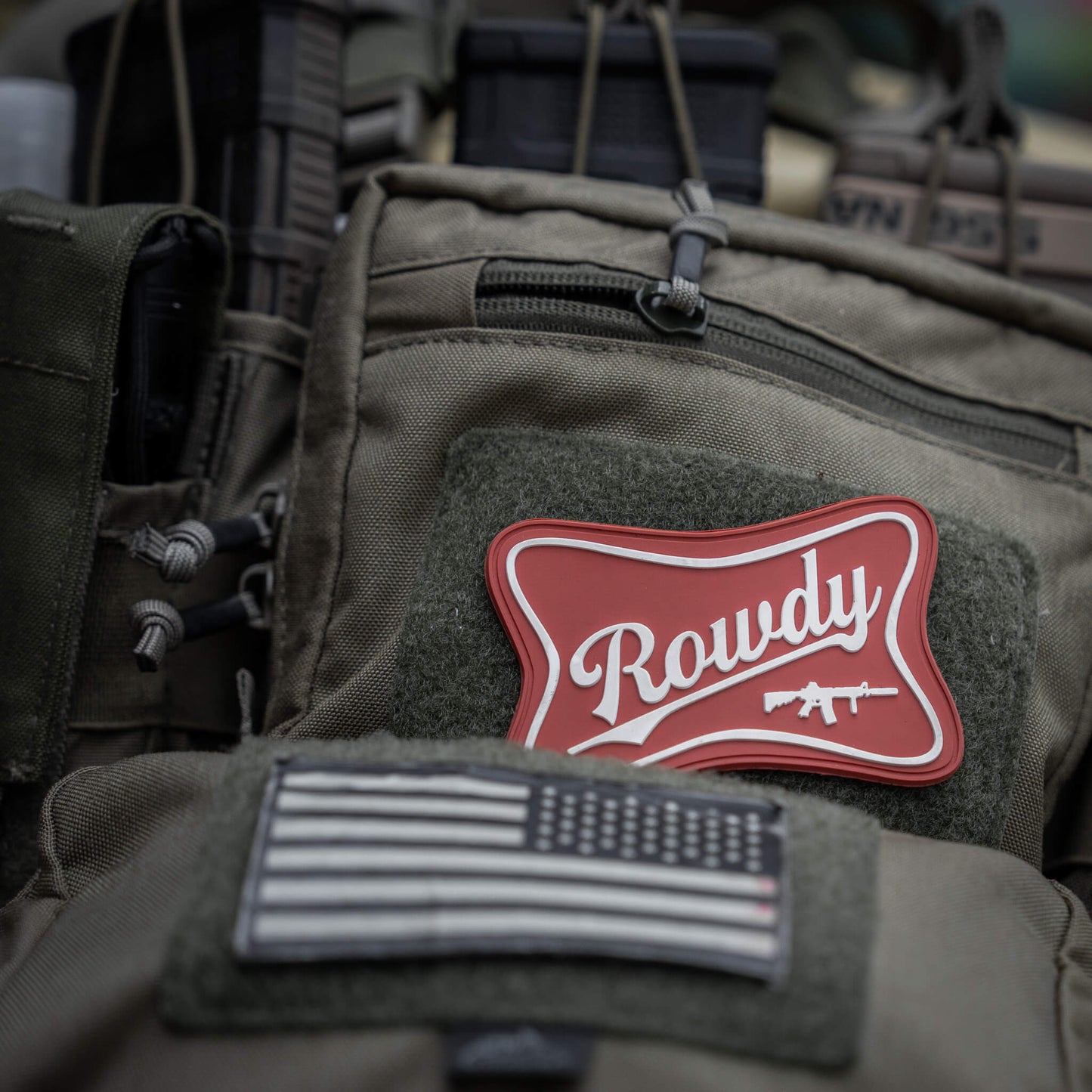 Rowdy PVC Velcro Patch