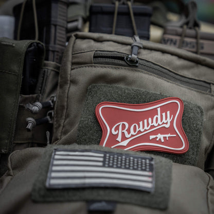 Rowdy PVC Velcro Patch