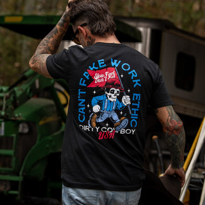 Can't Fake Work Ethic Men's T-Shirt