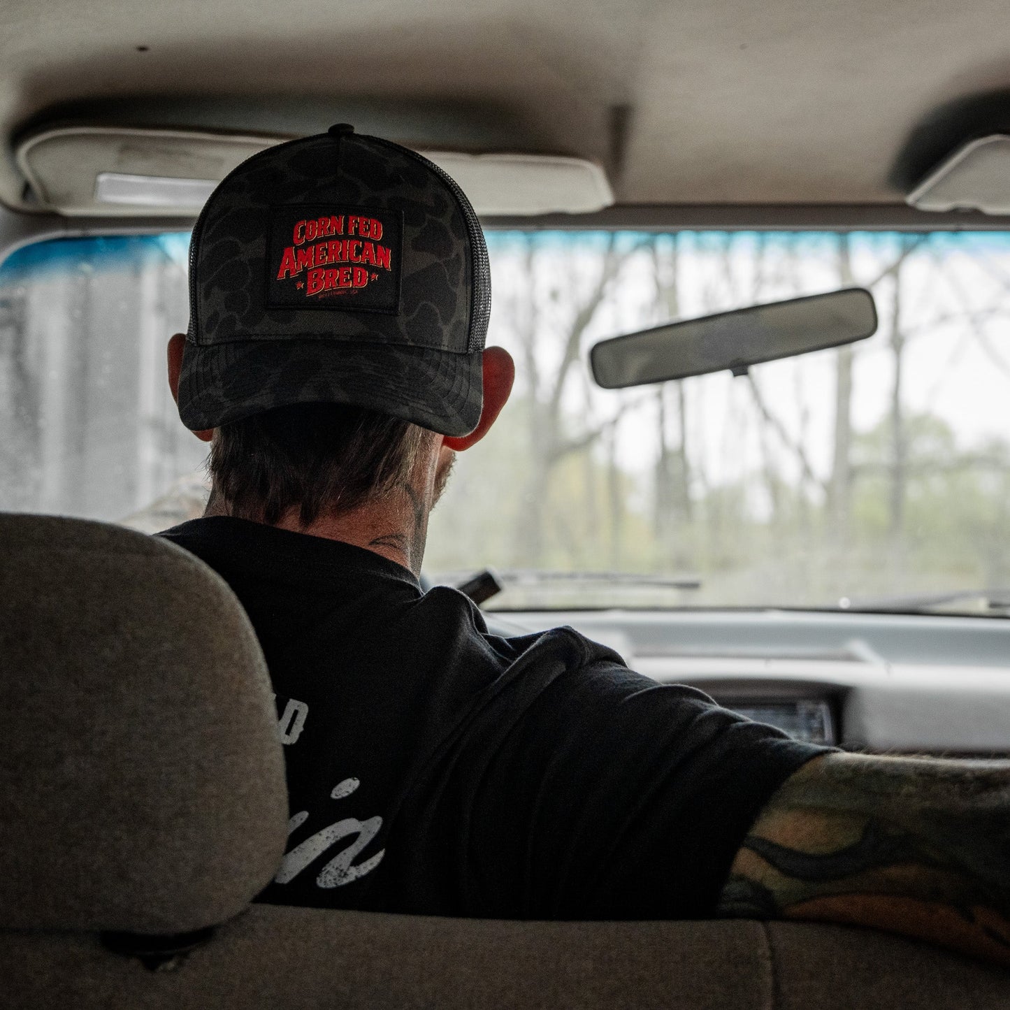 Corn Fed. American Bred. Patch Snapback Hat
