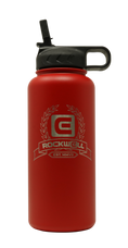 Load image into Gallery viewer, Rockwell Warrior Flask - Double Walled - Stainless Steel Flask - (Valor Red)
