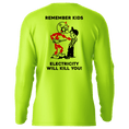 Load image into Gallery viewer, Remember Kids - Hi-Visibility UPF 50 Long Sleeve Sun Shirt
