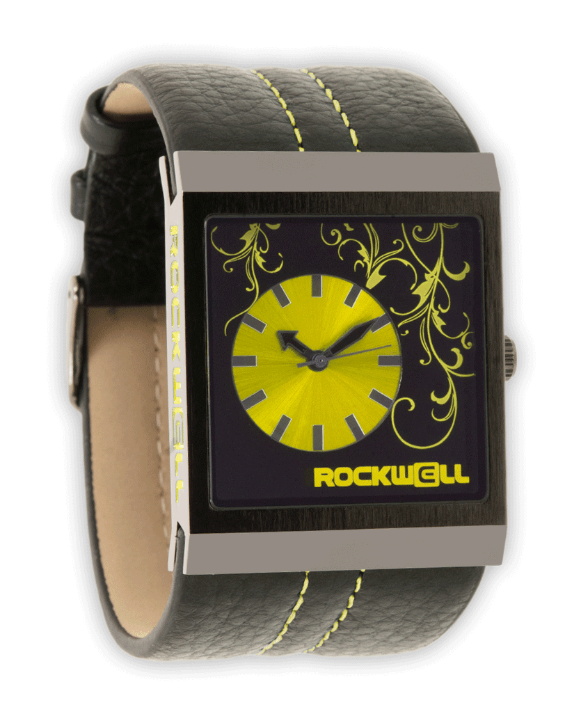 Mercedes (Black/Yellow) Watch