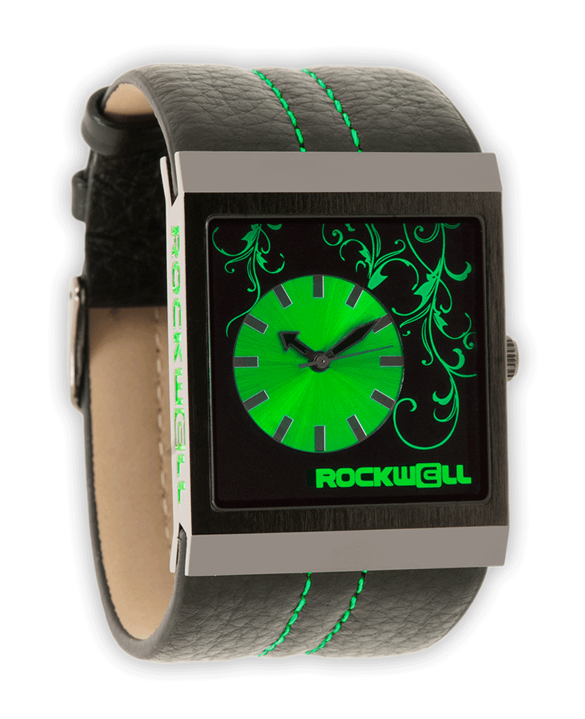 Mercedes (Black/Green) Watch
