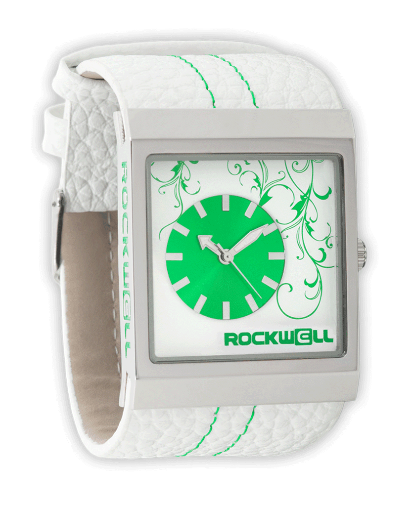 Mercedes (White/Green) Watch