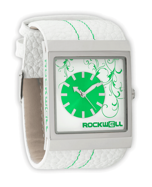 Mercedes (White/Green) Watch