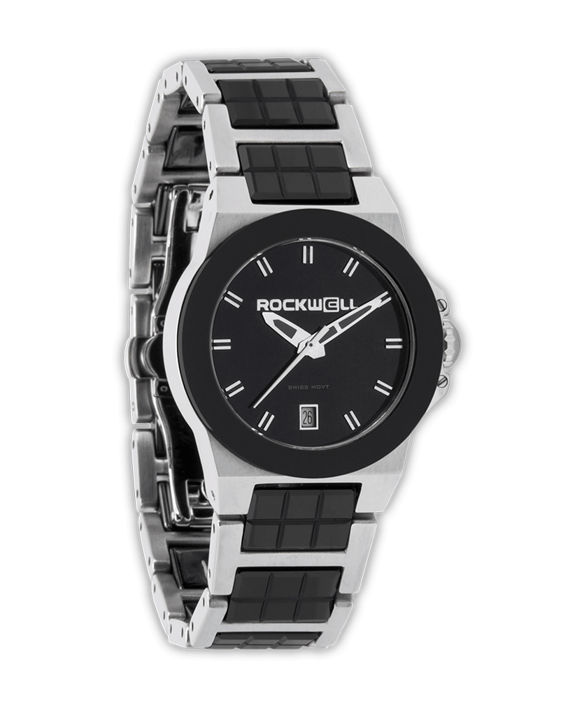 Katelynn (Silver/Black Ceramic) Watch
