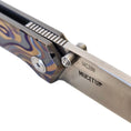 Load image into Gallery viewer, MUCITUP Rift Ti Titanium Folding Knife 14C28N Front Flipper EDC 7.25"
