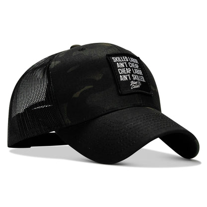 Skilled Labor Ain't Cheap Patch Snapback Hat
