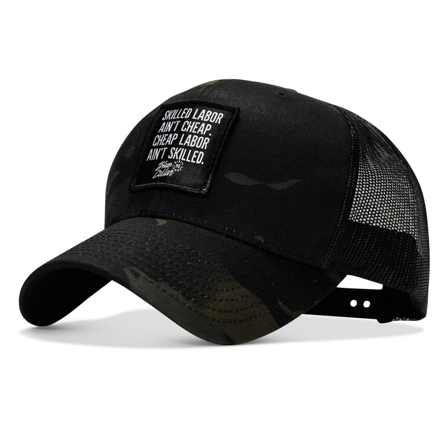 Skilled Labor Ain't Cheap Patch Snapback Hat