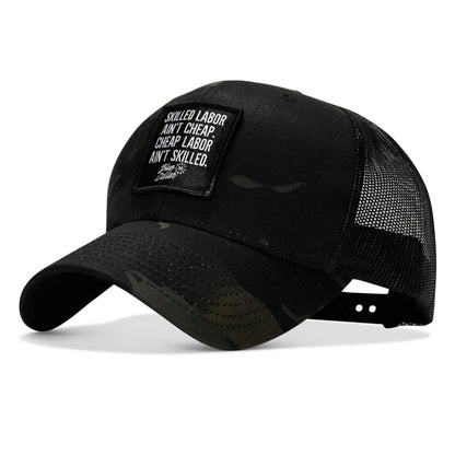 Skilled Labor Ain't Cheap Patch Snapback Hat