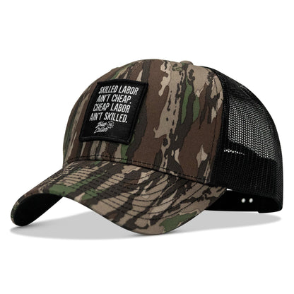 Skilled Labor Ain't Cheap Patch Snapback Hat