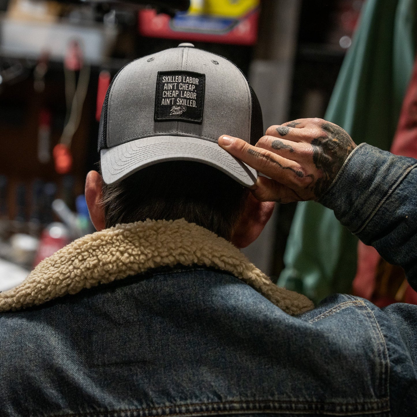 Skilled Labor Ain't Cheap Patch Snapback Hat