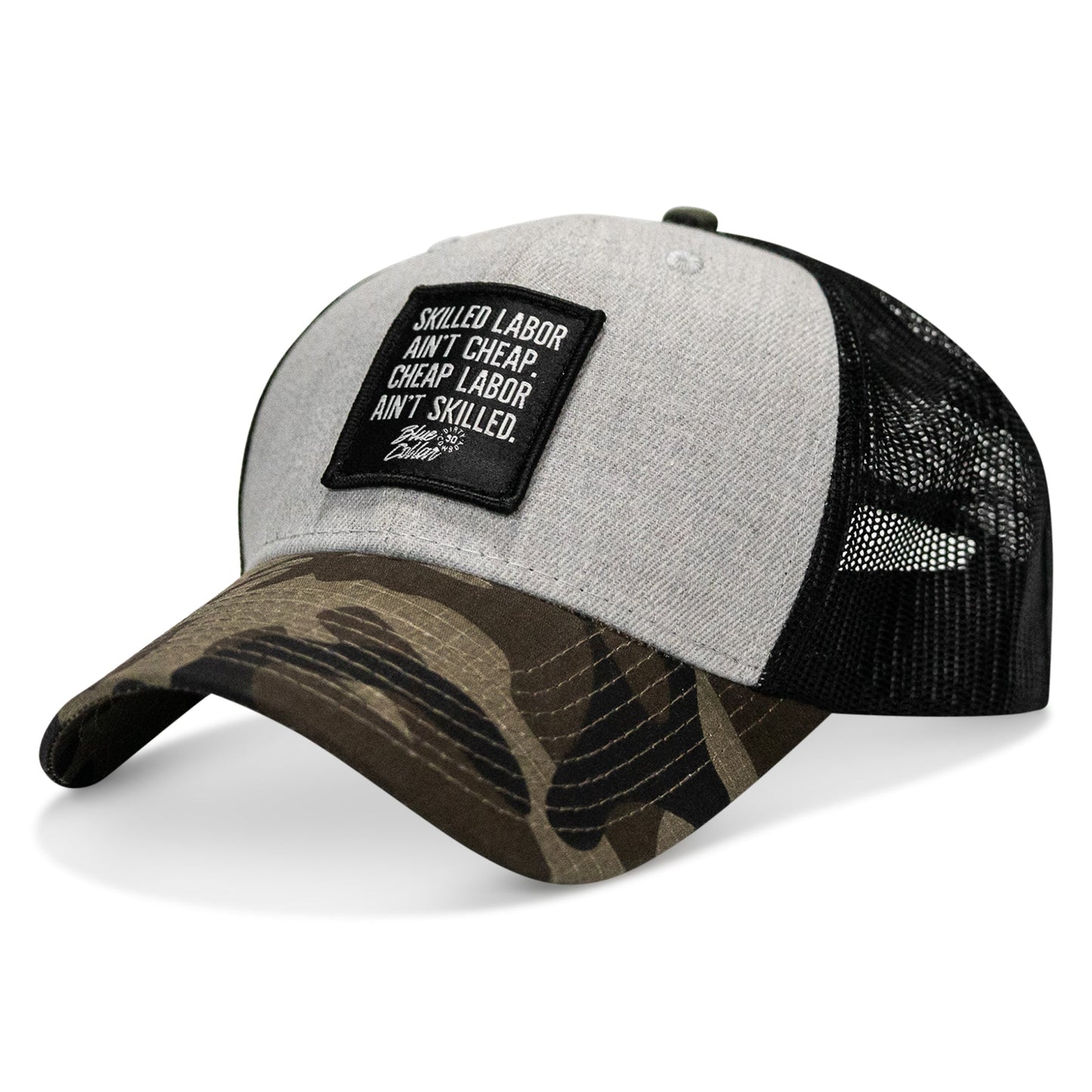 Skilled Labor Ain't Cheap Patch Snapback Hat