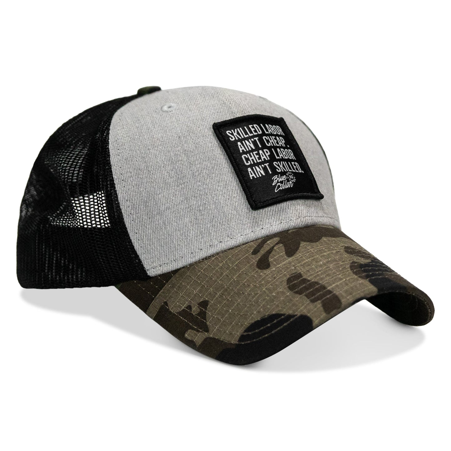 Skilled Labor Ain't Cheap Patch Snapback Hat