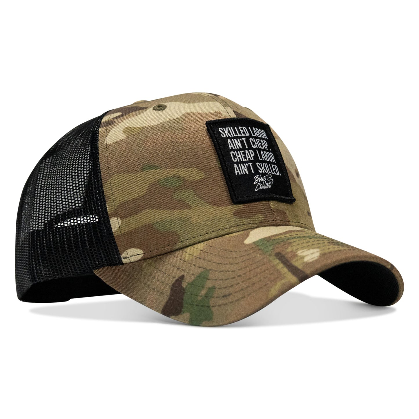 Skilled Labor Ain't Cheap Patch Snapback Hat