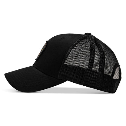Work Hard Play Harder | Support Blue Collar Patch Snapback Hat