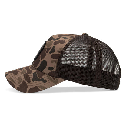 Work Hard Play Harder | Support Blue Collar Patch Snapback Hat