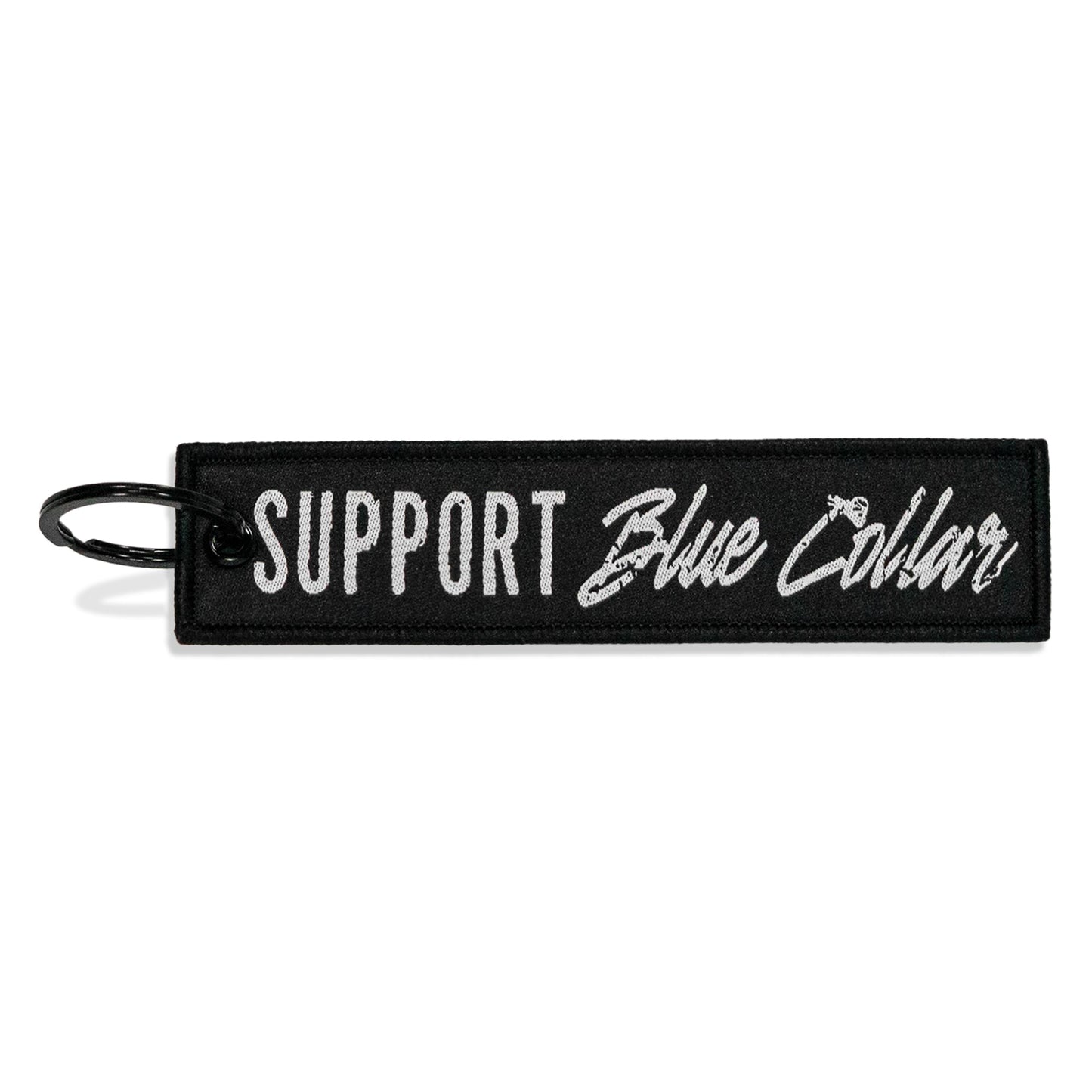 Support Blue Collar. Flight Keychain