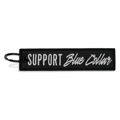 Support Blue Collar. Flight Keychain