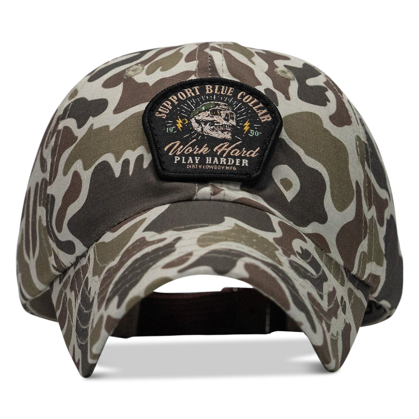 Work Hard, Play Harder Patch Ripstop Tactical Hat