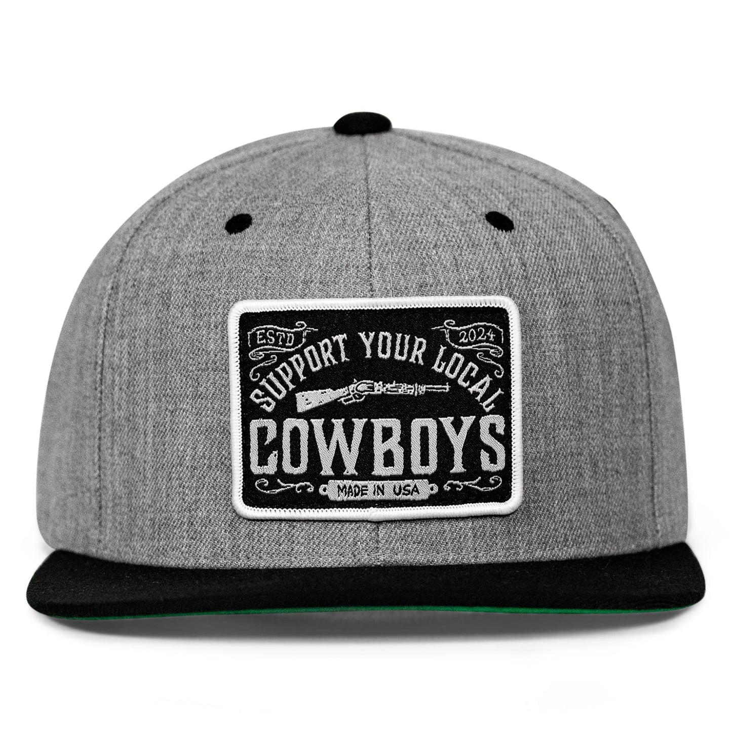 Support Your Local Cowboys Patch Flatbill Hat