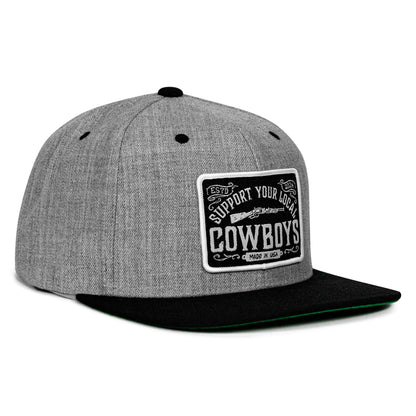 Support Your Local Cowboys Patch Flatbill Hat