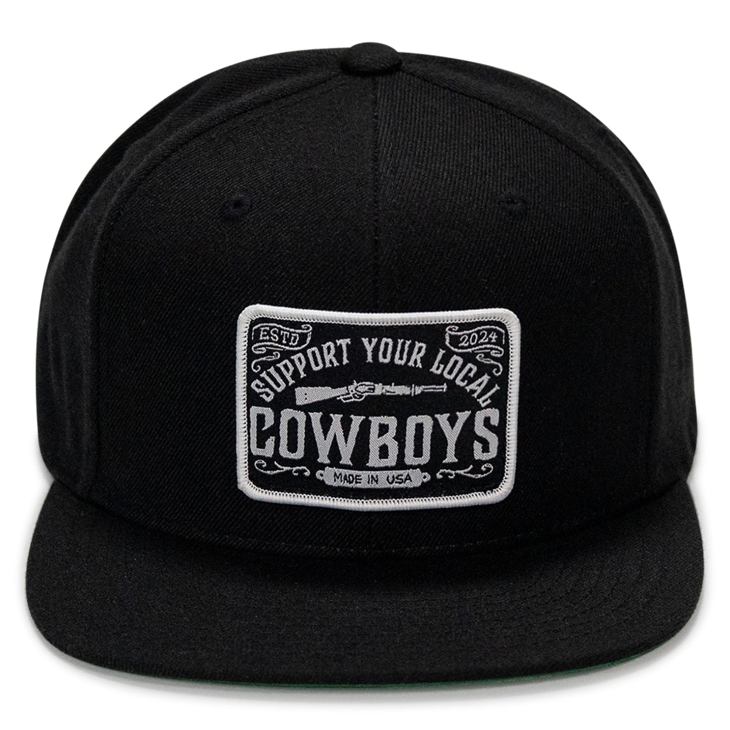 Support Your Local Cowboys Patch Flatbill Hat