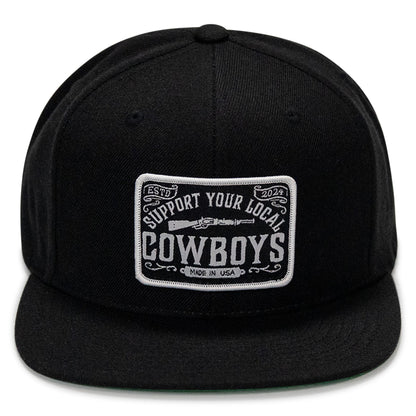 Support Your Local Cowboys Patch Flatbill Hat
