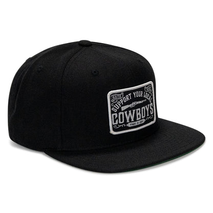 Support Your Local Cowboys Patch Flatbill Hat