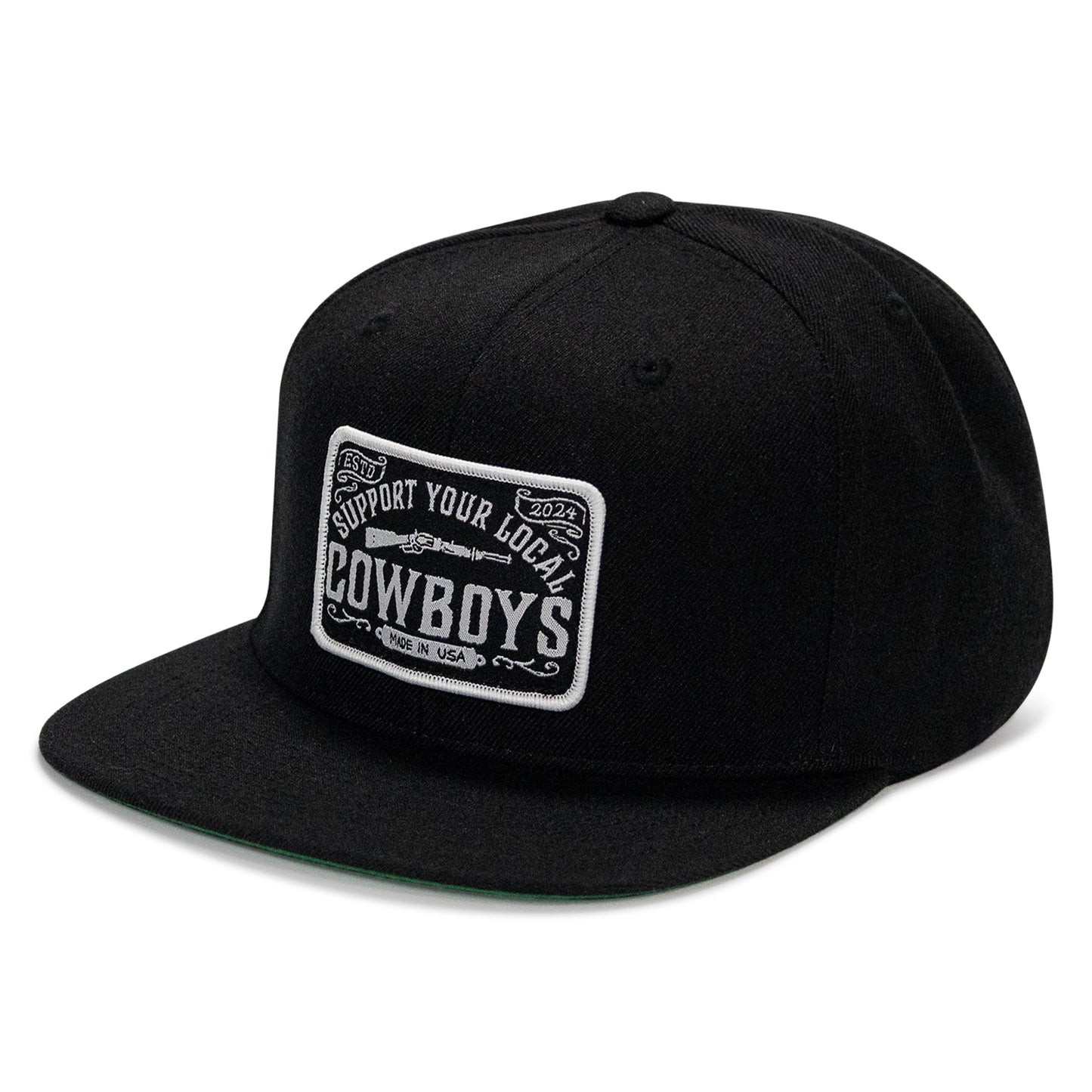 Support Your Local Cowboys Patch Flatbill Hat
