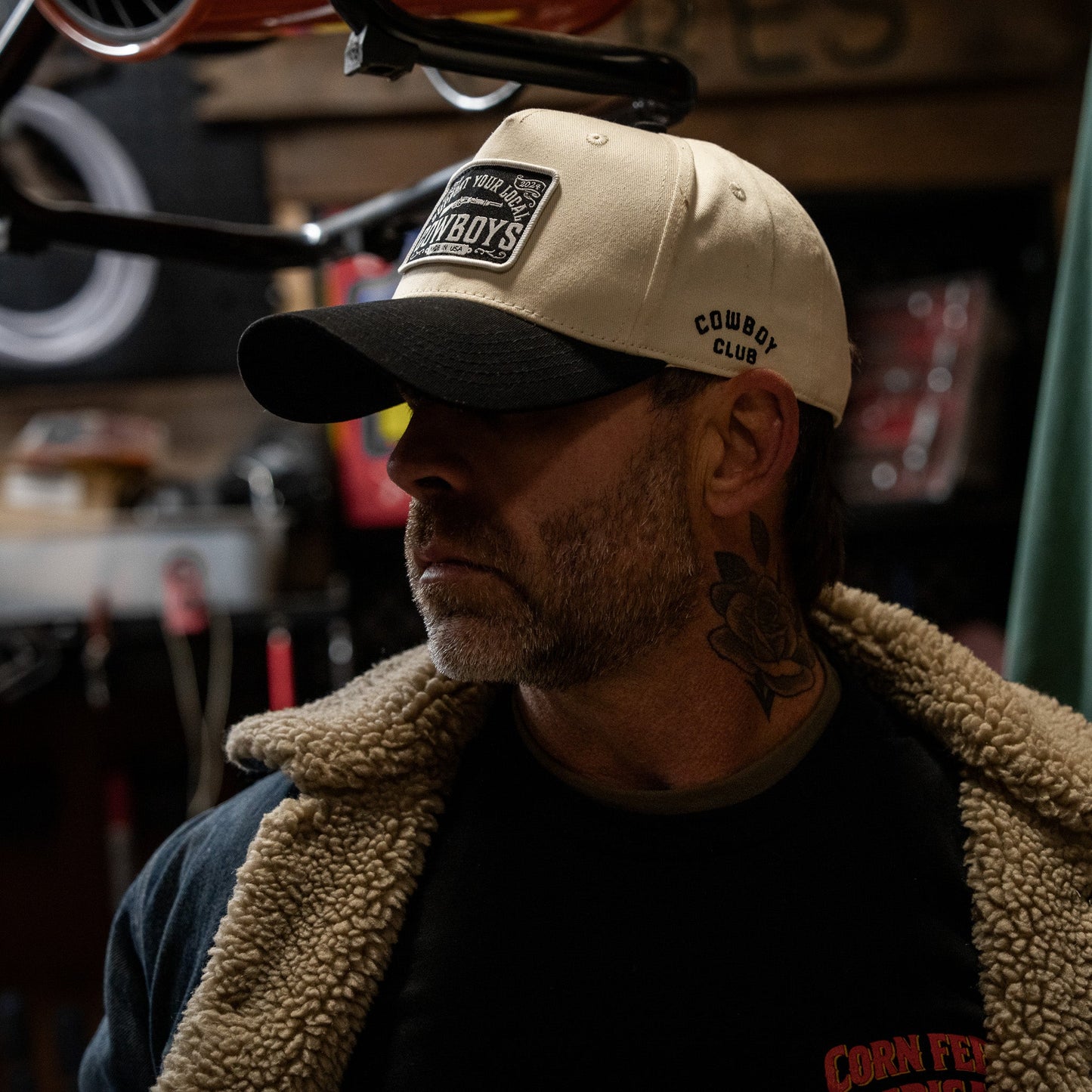 Support Your Local Cowboys Patch Workhorse Snapback Hat