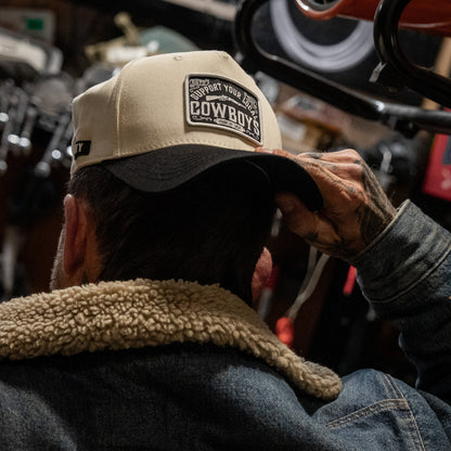 Support Your Local Cowboys Patch Workhorse Snapback Hat