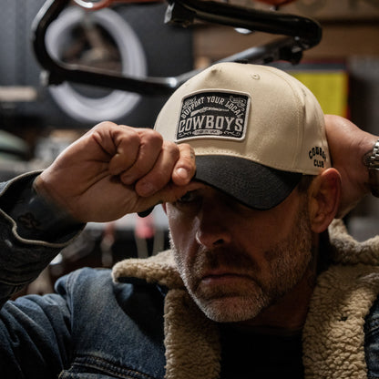 Support Your Local Cowboys Patch Workhorse Snapback Hat