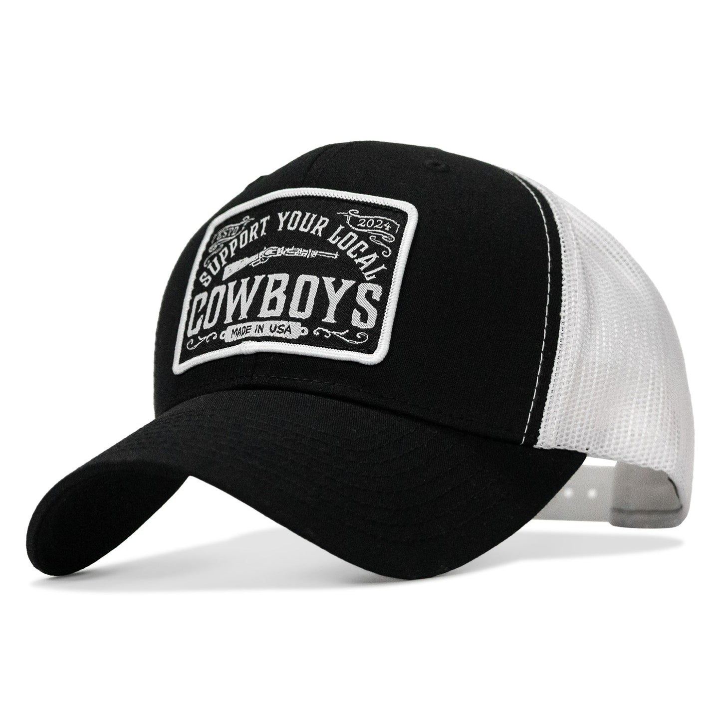 Support Your Local Cowboys Patch Snapback Hat