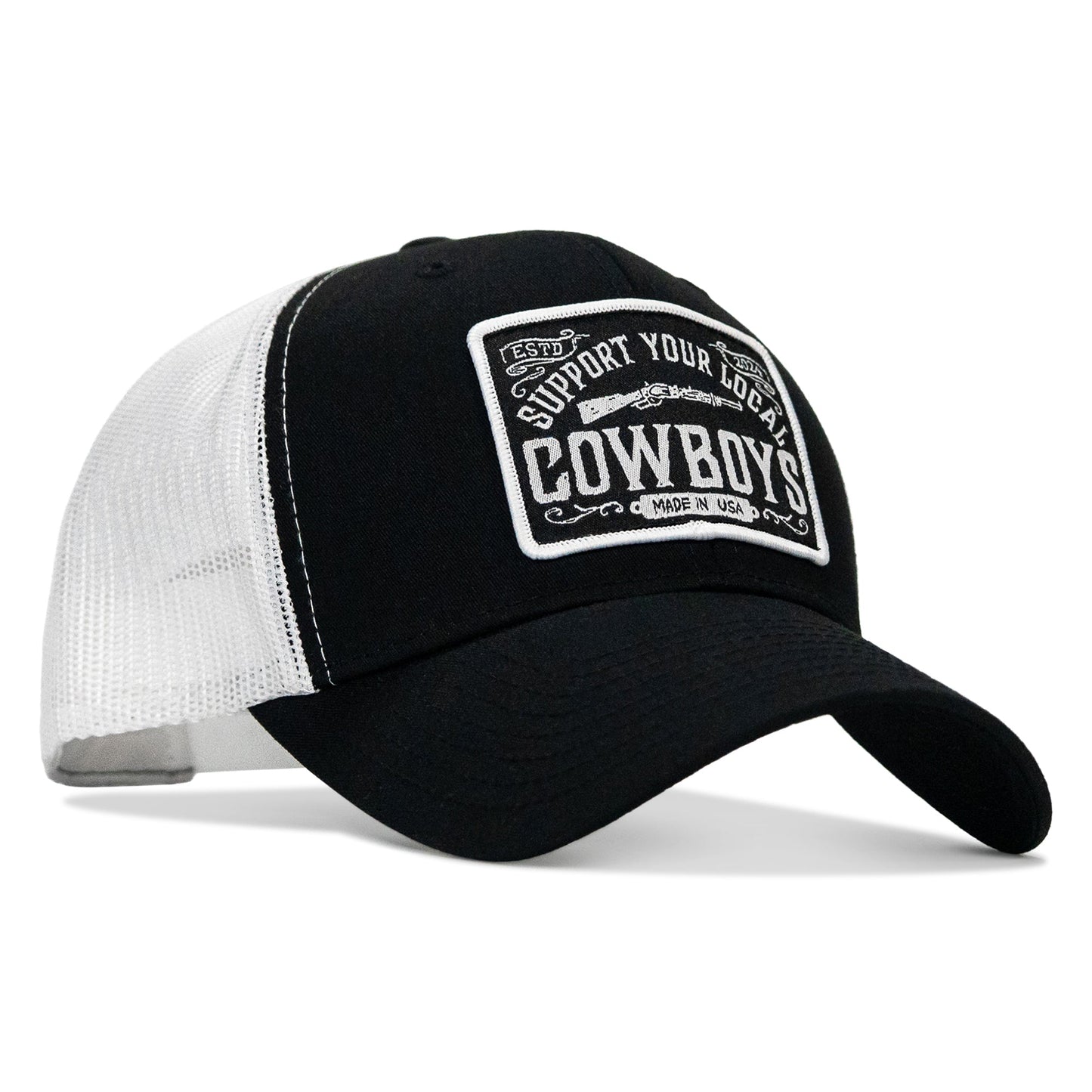 Support Your Local Cowboys Patch Snapback Hat