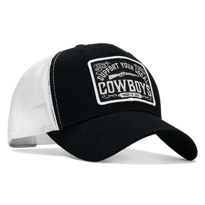 Support Your Local Cowboys Patch Snapback Hat