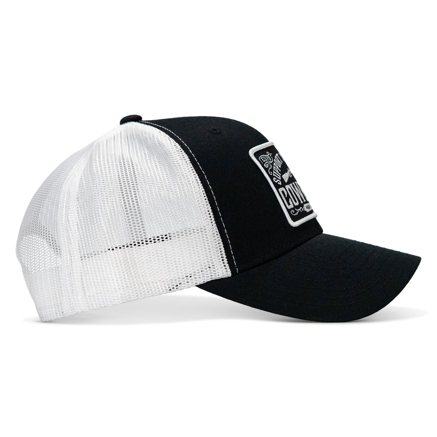 Support Your Local Cowboys Patch Snapback Hat